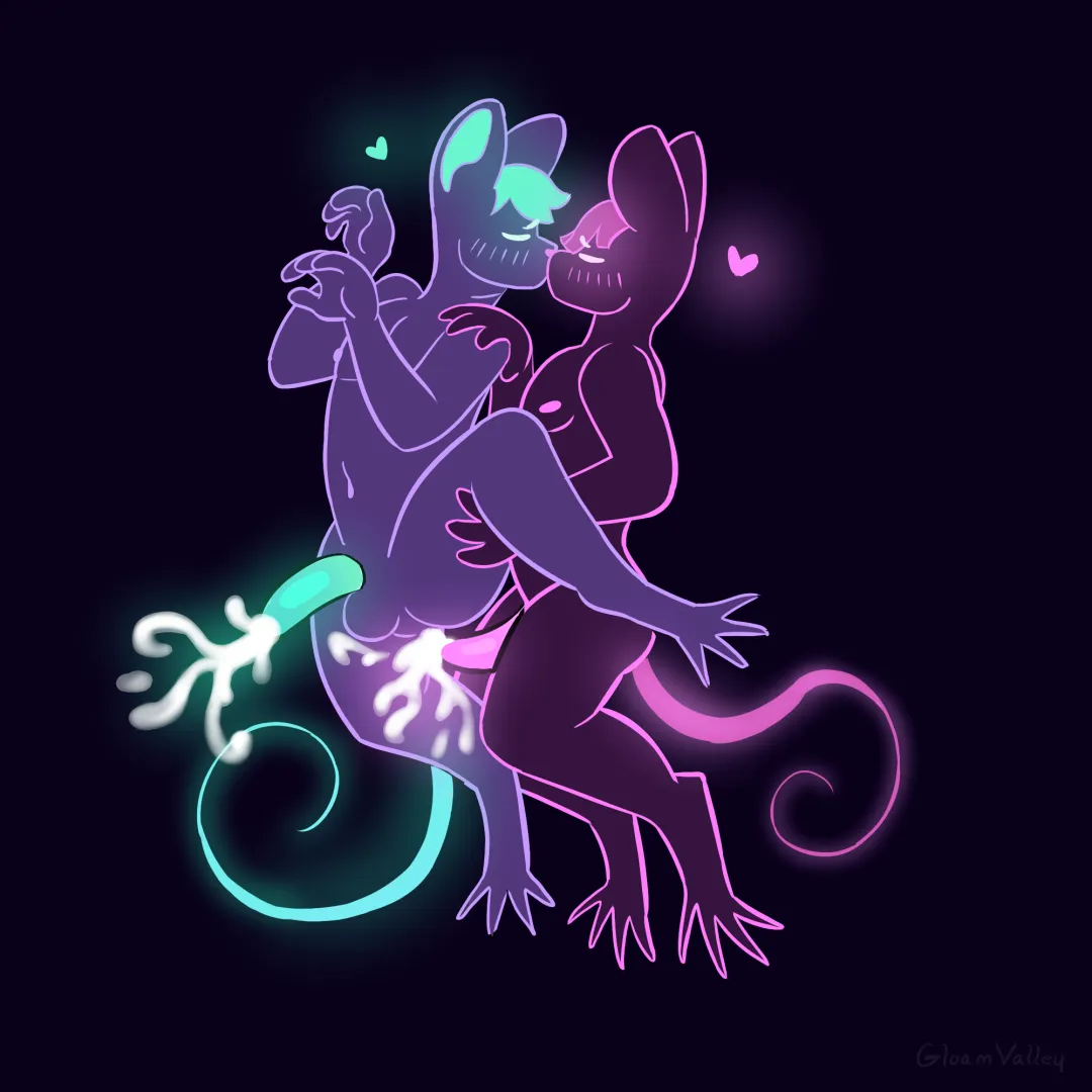 Glow in the Dark Sex (GloamValley) posted by GloamValleyArt