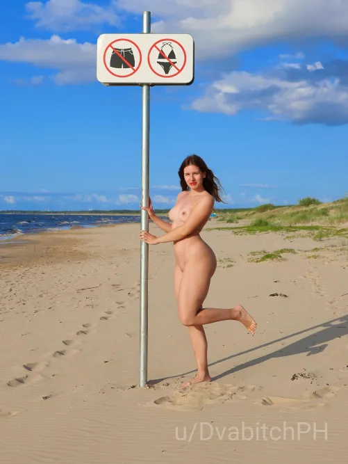 Glowing so pretty at the nude beach by DvabitchPH