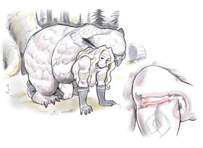 [GM4F] Adventurers encounter a lonely male Owlbear, frustrated in the middle of his rut. Will you be able to tame and woo the beast? by Sensitive-Sun2856