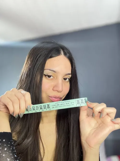 Go ahead… tell me your measurement I promise I won’t laugh Well… I’ll try. It’s cute how serious you are about something that fits so perfectly in my hand.  Confidence is attractive, overconfidence with that size? Adorable. by lovelyskms