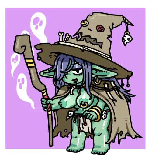 Goblin witch. (h goblin) by GoombaNaTumba