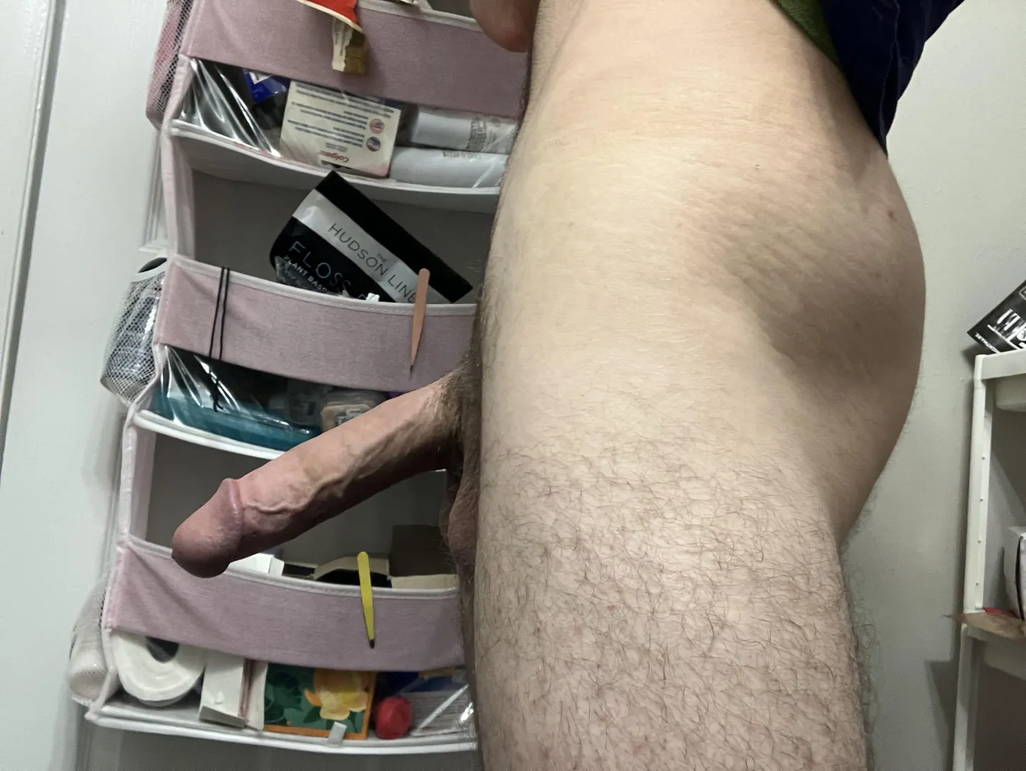 God, I didn't even know it could look this fucking massive and intimidating. No wonder the damn thing tips down when it's not throbbing. This fat, sweaty slab of manmeat is so hefty that gravity pulls it down lmao posted by YourStellarStar