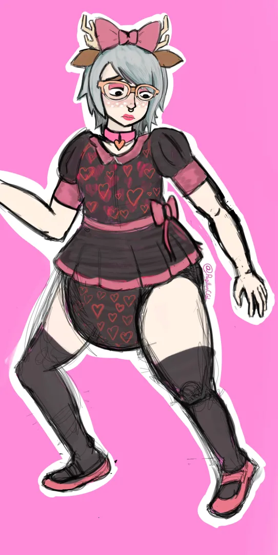 ♡•Going out on Valentine's•♡ 〔SKETCH〕「OC」 posted by PapillonCGL