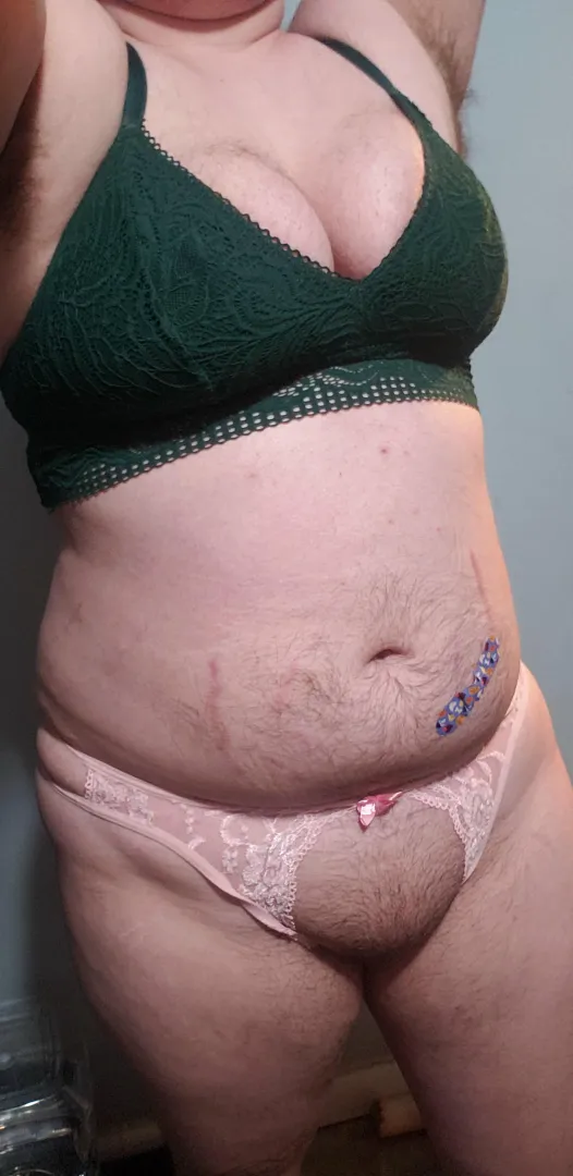 Going to do a couple of chores wearing this under my sweats... I'm already wet posted by pup-prince01