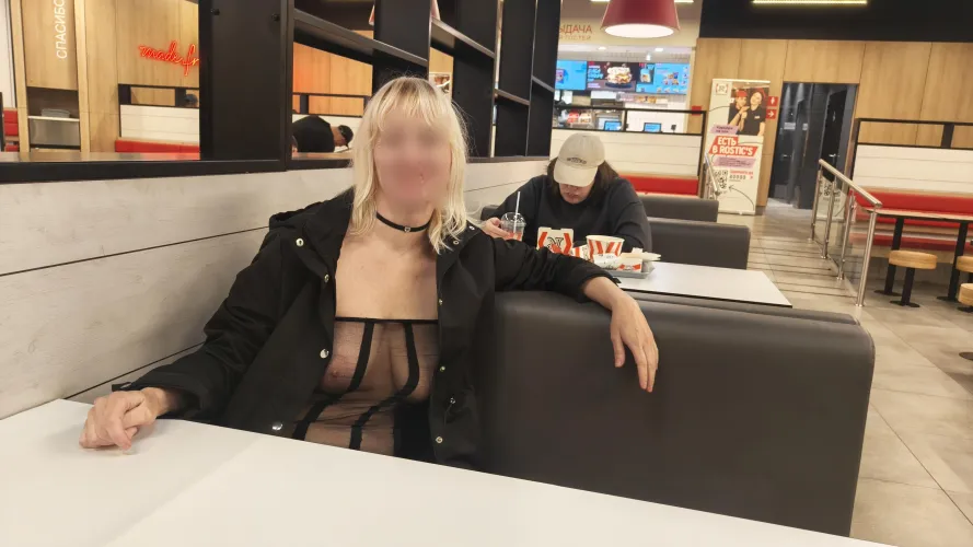 Going to KFC, top view, above the table by PROSTOTUT