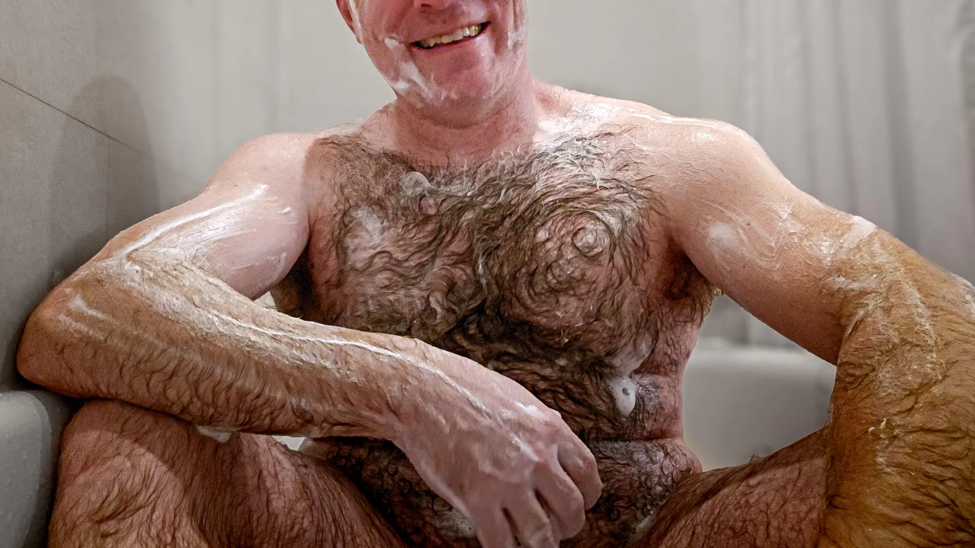 Good day for a bath. Still room for one more. posted by superwookkiee