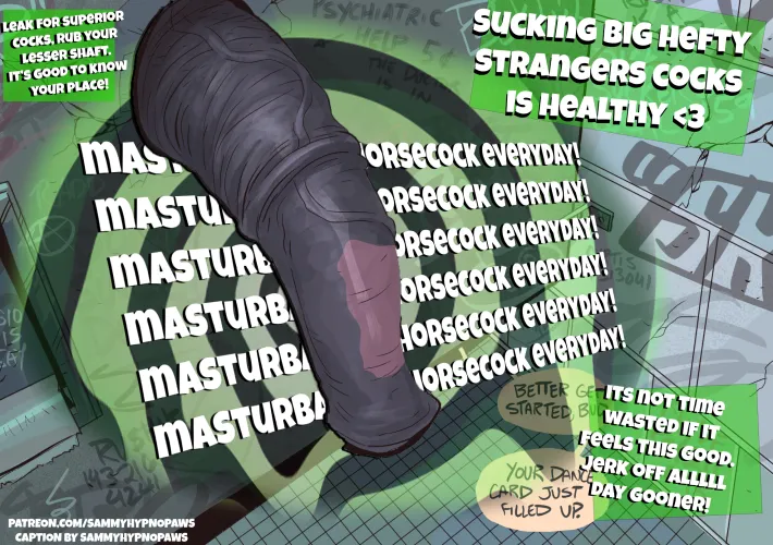 Good gooners masturbate to horsecock EVERYDAY! by SammyFemFan