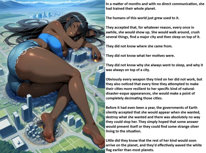 good sign for her, bad sign for Earth by LadyOfGifts