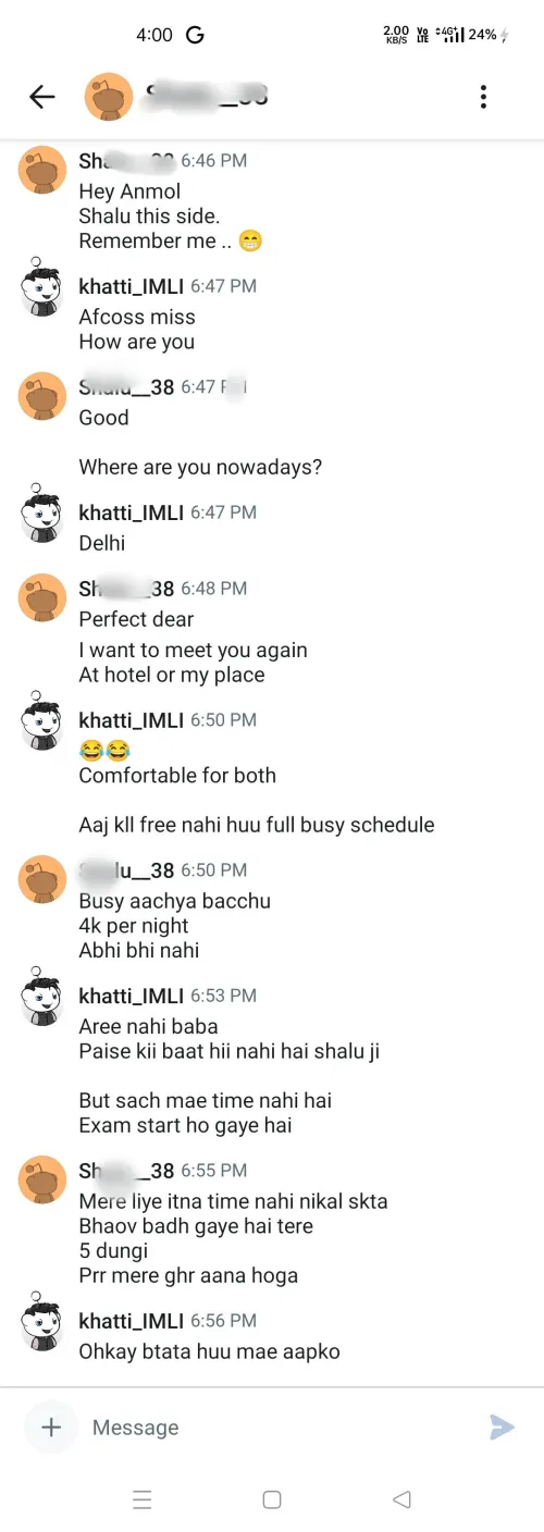 Goodwill or Wot . As a masseur I will help you in relaxing both your body‍♀️ and Mind stress. Comment me or message me by khatti_IMLI