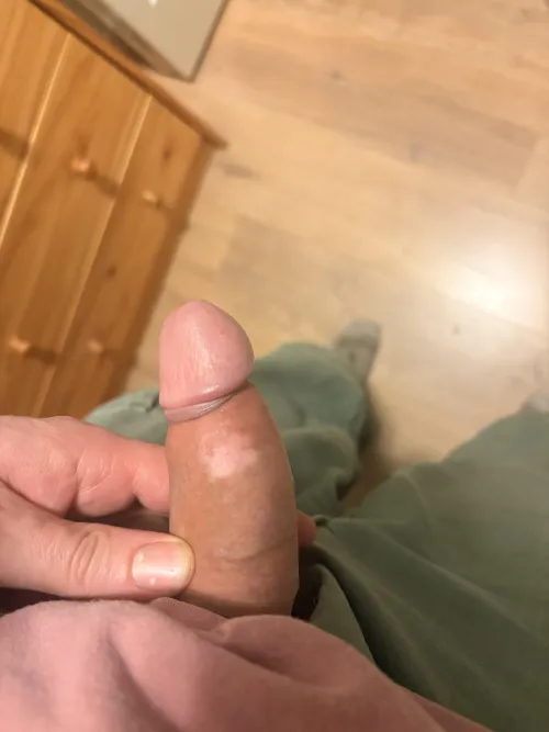 Got a semi while stretching by hangingout01