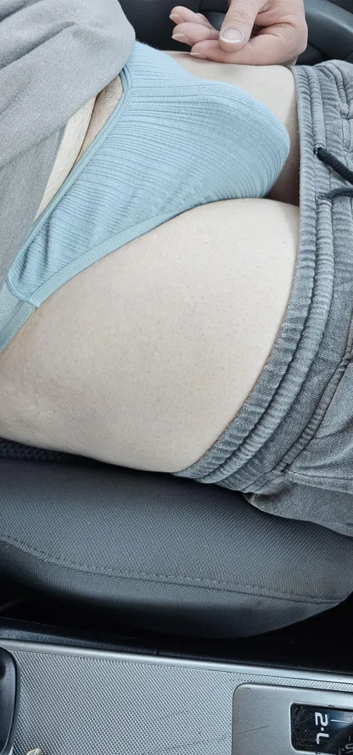 Got an hour sitting in the car. by Mr_sissy_94