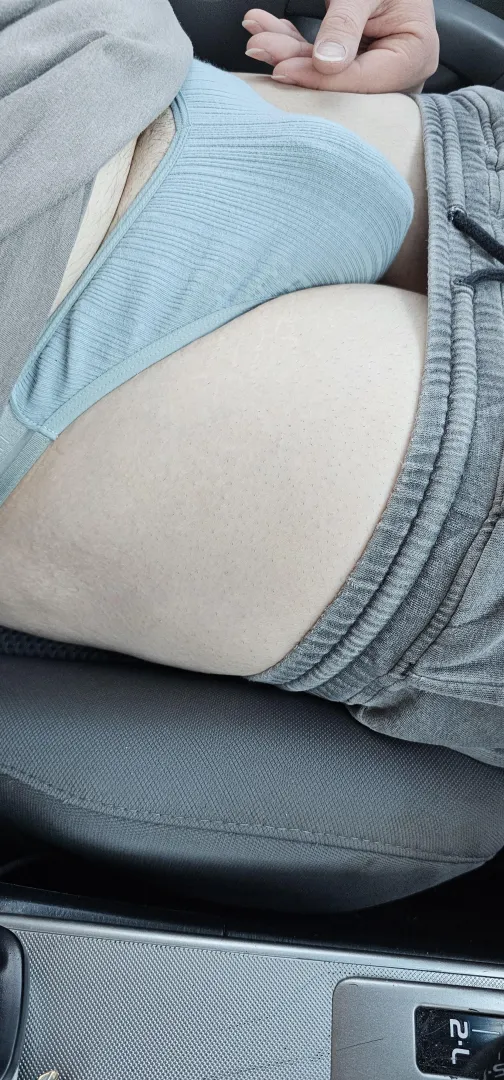 Got an hour sitting in the car. posted by Mr_sissy_94