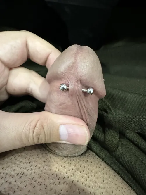 Got my first piercing today, how does it look by ConstantMud8805