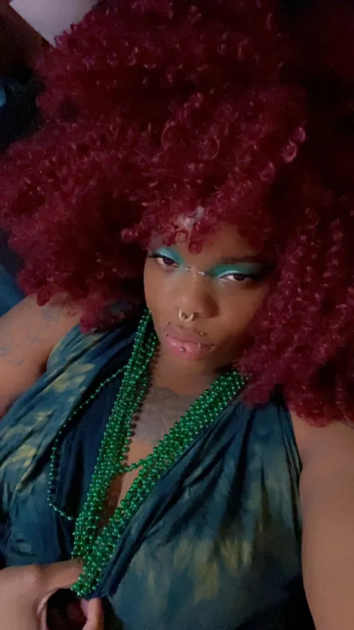 Got so many compliments on my makeup ☘️Lucky losers get to bask in my beauty ‍♀️ by MistressMystii888