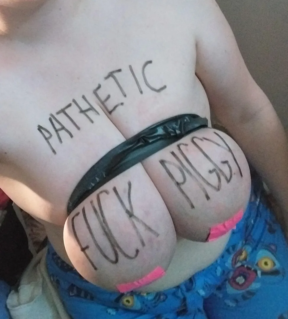 Got tape on the tits again today  posted by stonerslut937