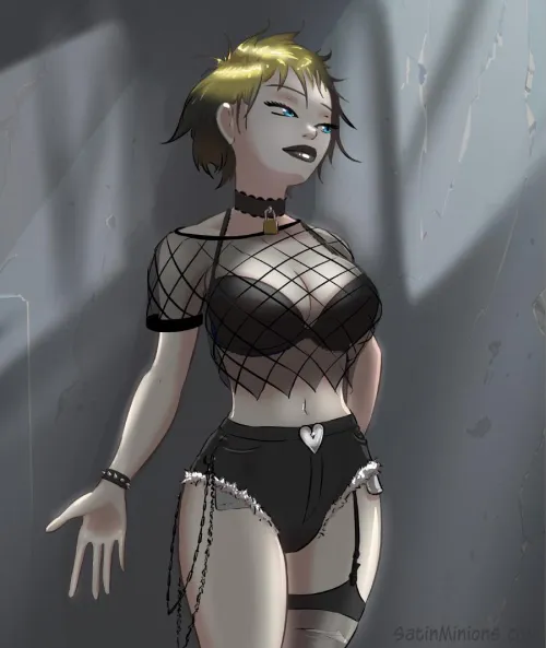 Goth Alison by CharybdisLeviathan