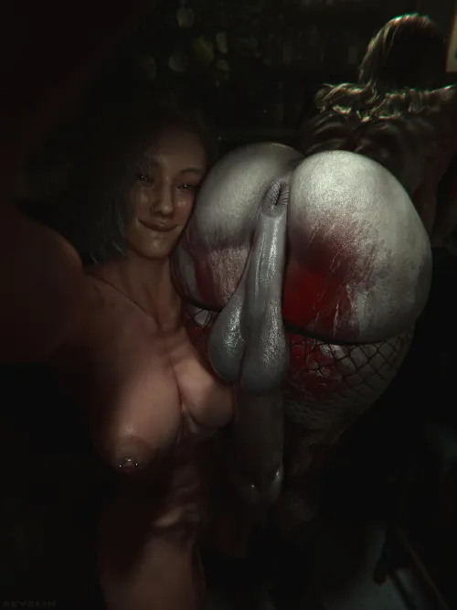 Grace & Dimitrescu Posing (Revelin) [Resident Evil] by Cortxna