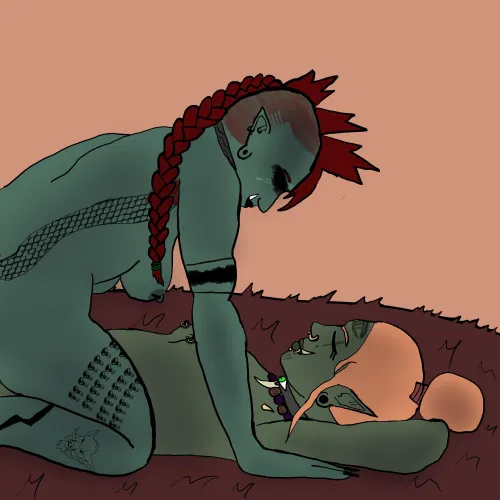 Graka and Masha by Me [OC] by _isaidiwasawizard_