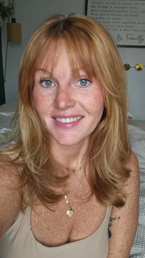 Green eyes and freckles to start the day [IRTR] by luvfreckles1