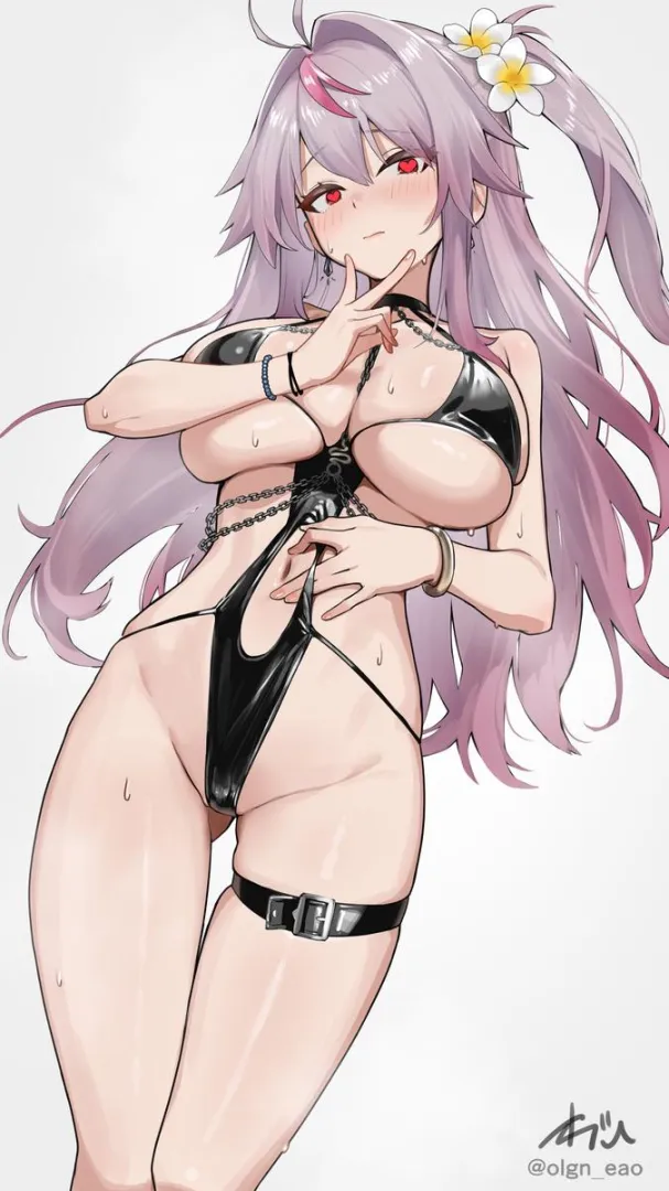 Grenville has received Mogador's swimsuit. Now her eyes are set to only loving you. posted by gintas59