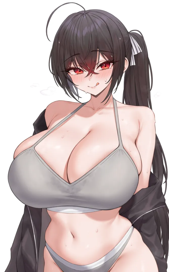 Grey Sports Bra Taihou (Kuavera) posted by llamanatee