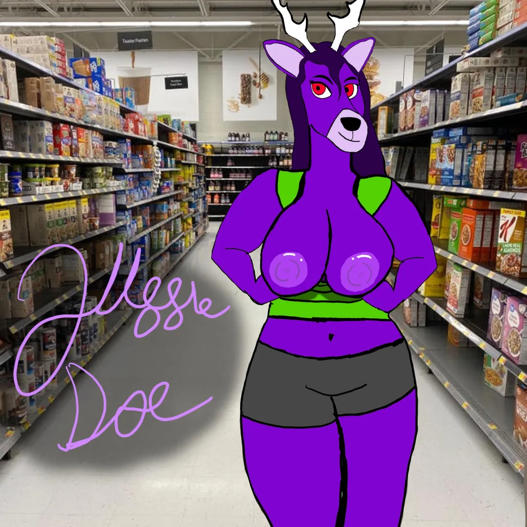 Grocery store Yiffie (YiffieDoe) [F] posted by YiffieDoe