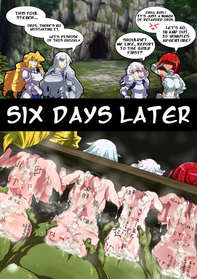 Group of armed and trained female knights try to fight a den of orcs by themselves… but realize they needed backup way too late… (Artists: dom kinkshota/marupon) posted by Worried_Coat_9966