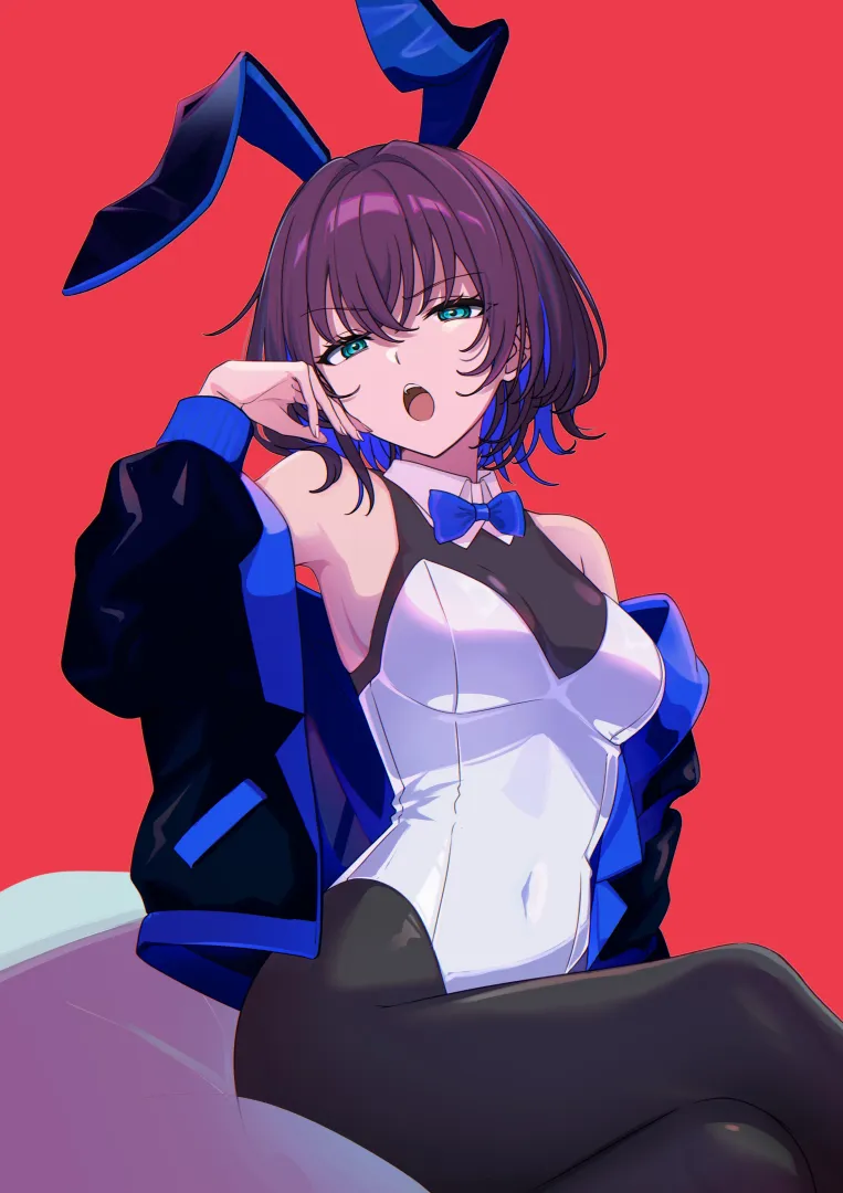 Grumpy Bunny Girl posted by WoolsonDaSheep