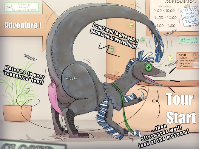 Gryff's Private Tour (solo ver.) (anjydrawslewd) [M] by Olive-The-Otter