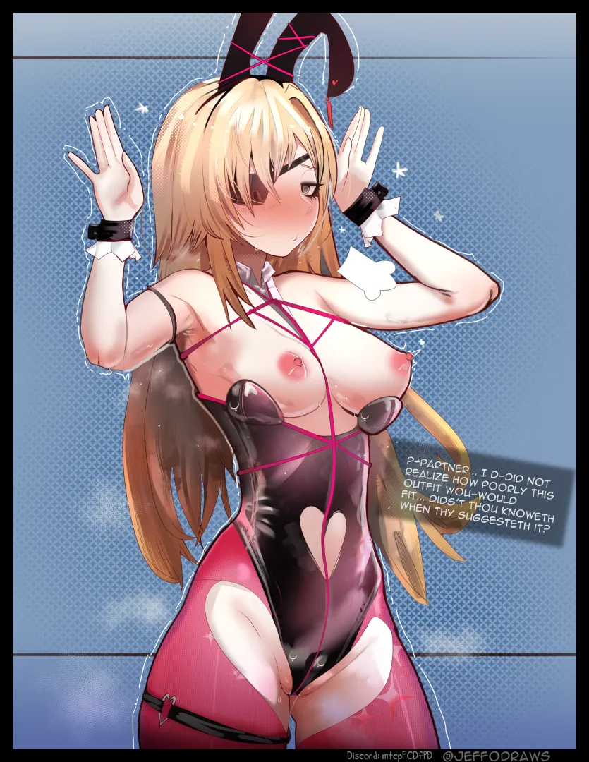 Guillotine in Velverts costume drawn by me posted by jeffodraws