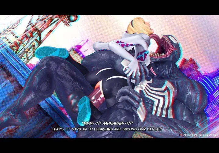 Gwen taking Venom's Monster Cock (CHOBIxPHO) by Ult_Climax