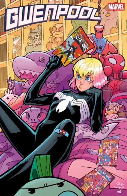 Gwenpool in the Suit (Marvel Comics) by RaymanHortse