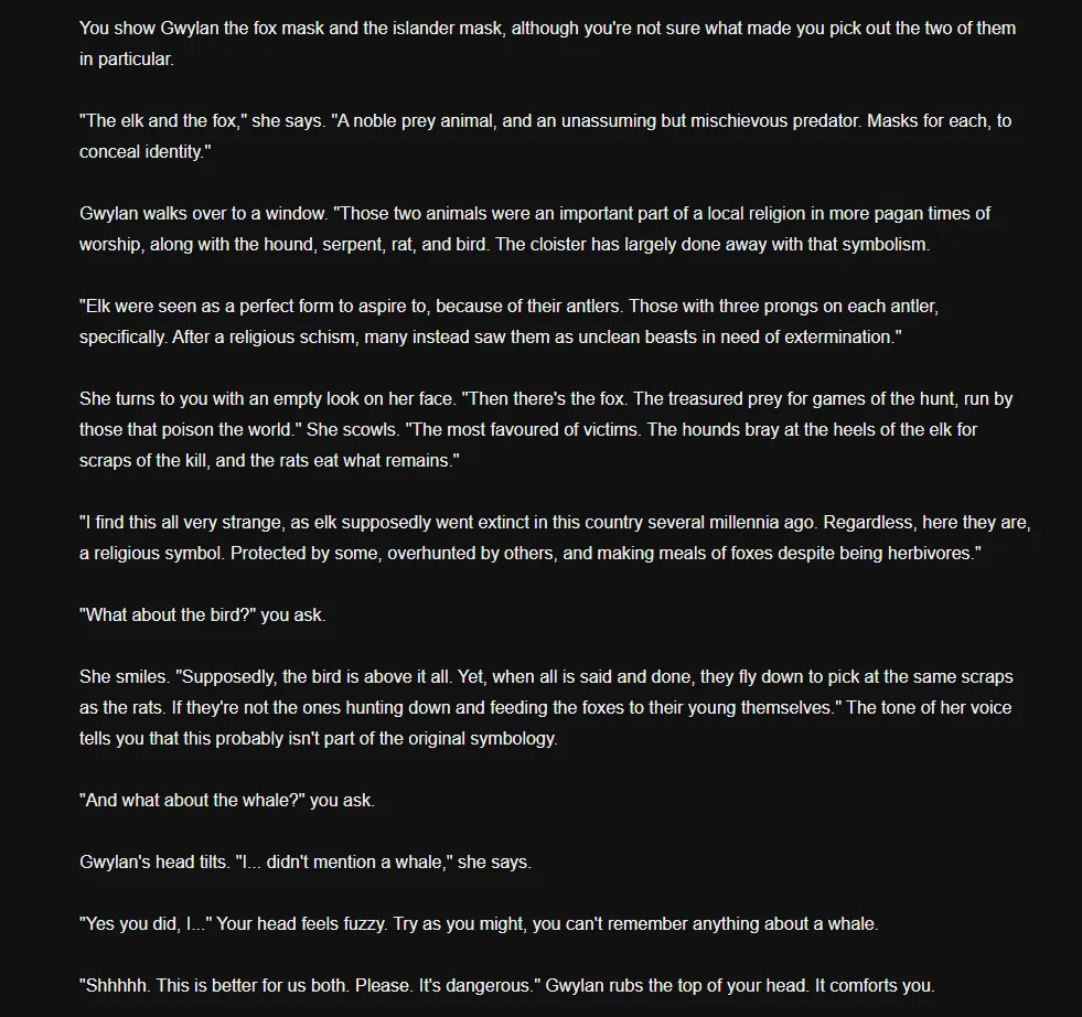 Gwylans dialogue posted by Queasy-Computer-6930