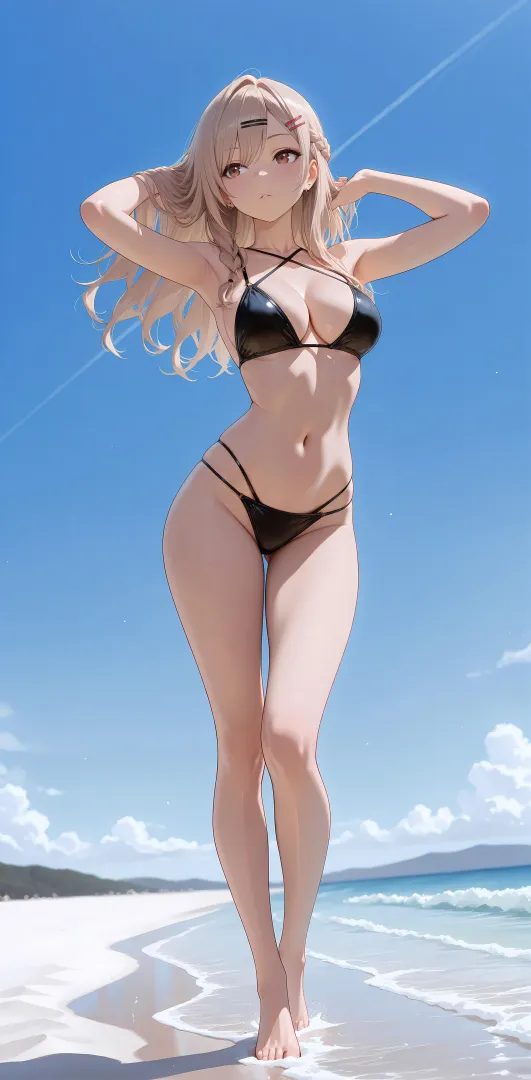 Gyaru on the Seashore posted by WoolsonDaSheep