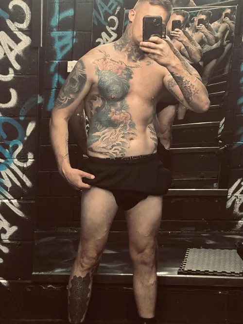 Gym selfie by Weird_Mountain3741