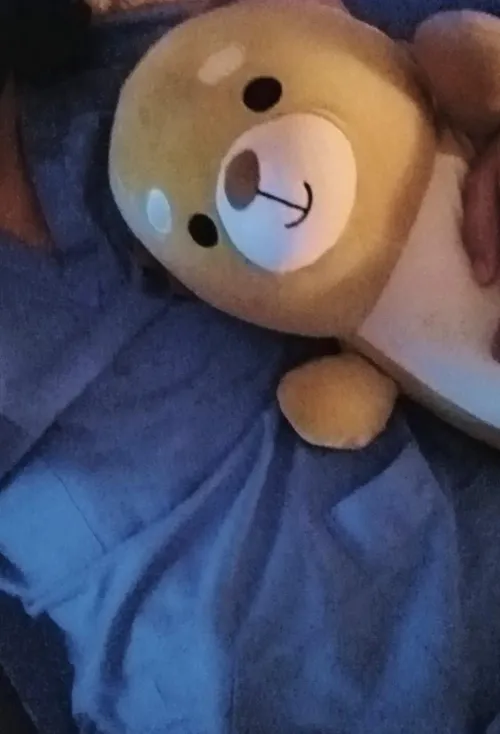 Had my wisdom teeth out today and I felt little so me and my baby are cuddling by ItsMeAdea