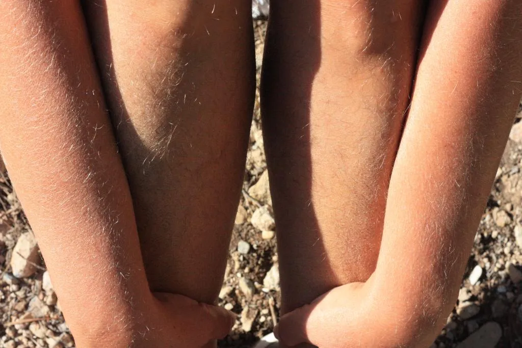 Hairy [arms] with my hairy legs posted by thedivaafterdark