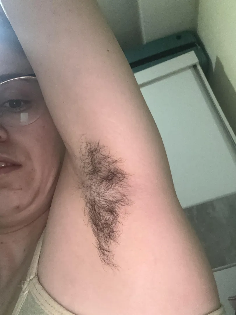 Hairy pits first, impressive rack next… posted by Fuzzy-Company-7074