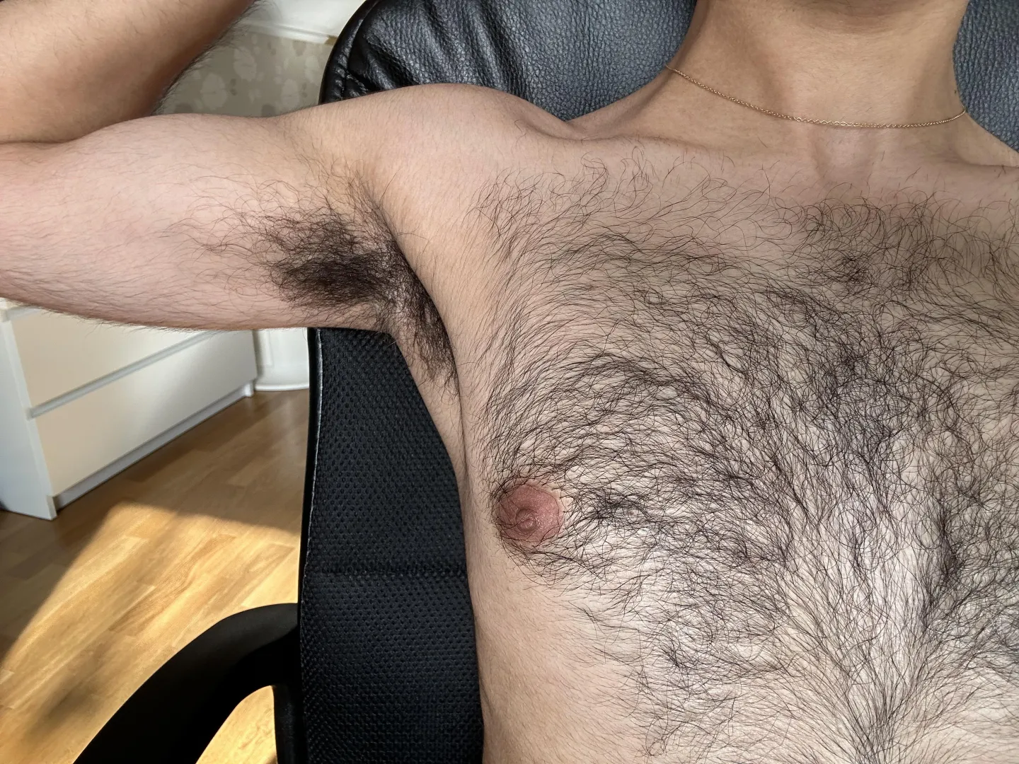 Hairy pits, hairy chest ;) posted by hairydboy