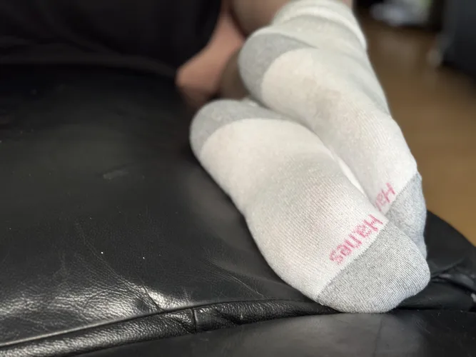 Hanes white socks by ameliefeet