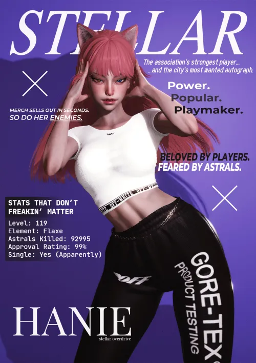 HANIE from my game called Stellar Overdrive! by meteor9000