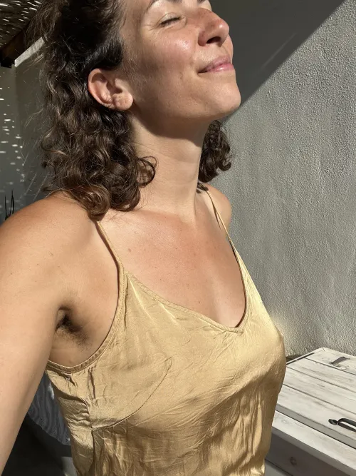 Happy because I’m not wearing a bra by maplesyrup_girl