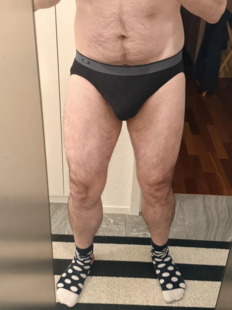 Happy briefs and socks with age 56 posted by Particular-Range-522