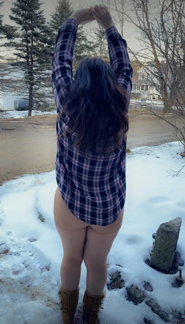 Happy Hump Day. Yay! The snow is melting. posted by Granitestaterxxx