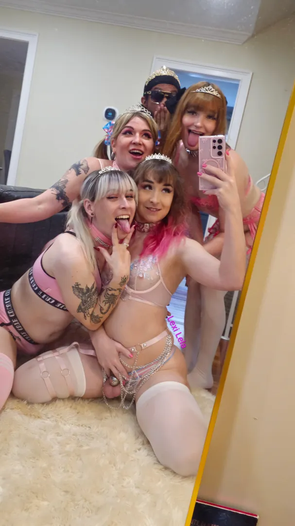 Happy Valentines Day from this band of chastity sisters posted by SissyLexiLela