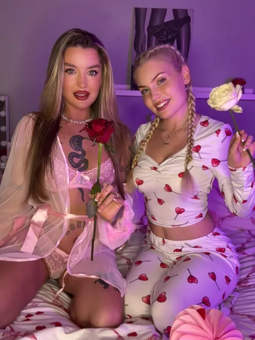 Happy Valentine’s Day !  My New girl girl sex scene with Bia is posting tomorrow and sexy pics and clips from the collab are up now  Hurry and sub now while I still have a sale on  links below  by ittybityprettykitty
