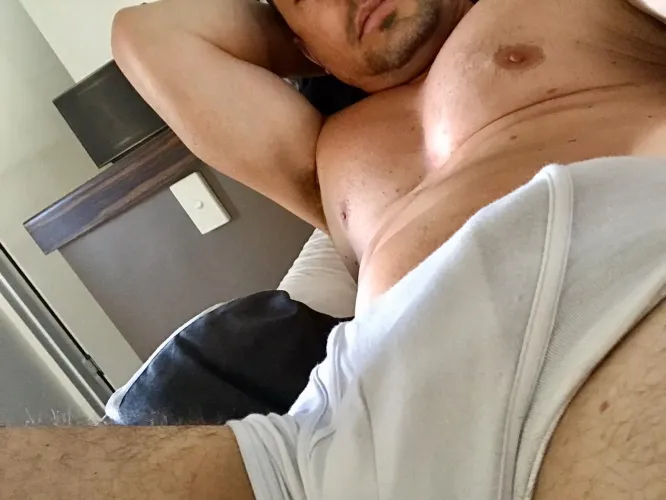 Hard at it - days off should enjoyed  by DMBperth