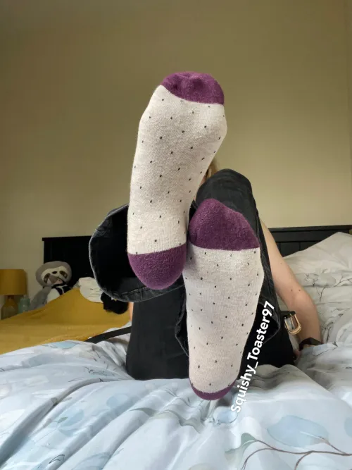 Hard workouts = very sweaty socks. Strong vinegary scent  Message me to order  by Squishy_Toaster97