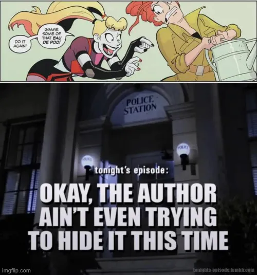 Harley Quin Fartacular comic is great if you have fart kink, the panels are even scratch and sniff. posted by MaetelofLaMetal