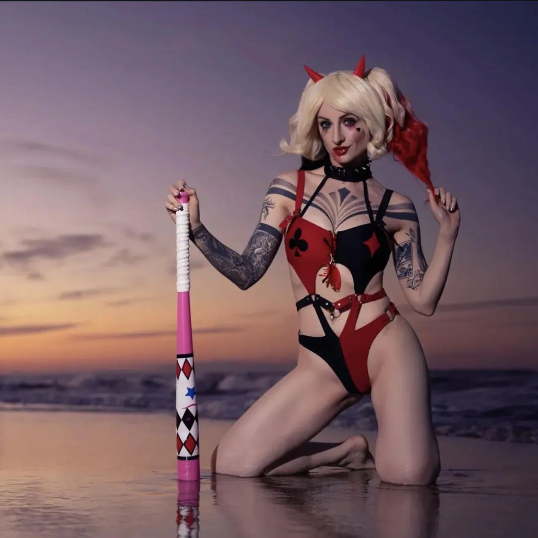 Harley Quinn in Latex Outfit (InkedNyx) [DC] posted by InkedNyx